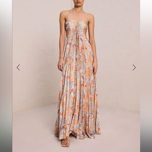 A.L.C pleated maxi dress